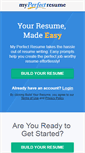 Mobile Screenshot of myperfectresume.com